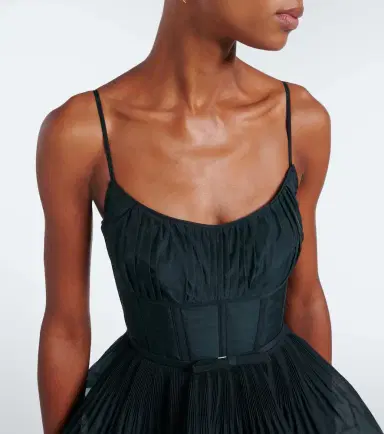 Zimmermann Pleated tiered bustier dress | Thumbnail 2 Zimmermann Pleated tiered bustier dress | Thumbnail 2