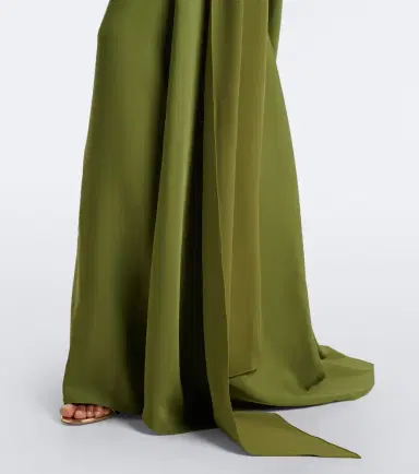 Marmar Halim Draped scarf-detail bustier gown | Thumbnail 4 Marmar Halim Draped scarf-detail bustier gown | Thumbnail 4