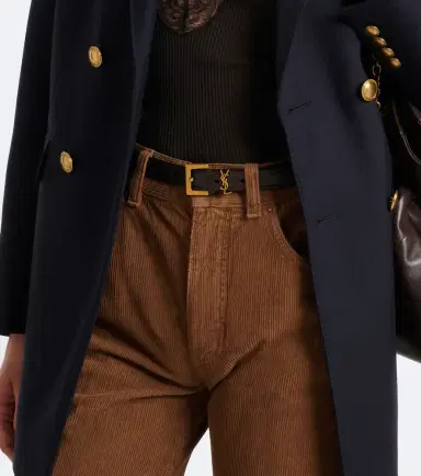 Saint Laurent Cassandre leather belt | Thumbnail 3 Saint Laurent Cassandre leather belt | Thumbnail 3