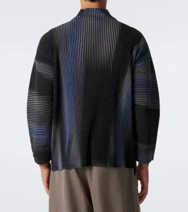 Homme Plissé Issey Miyake Homme Plissé Issey Miyake Blend of Lights pleated printed top | Thumbnail 3 Homme Plissé Issey Miyake Homme Plissé Issey Miyake Blend of Lights pleated printed top | Thumbnail 3