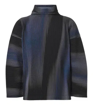 Homme Plissé Issey Miyake Homme Plissé Issey Miyake Blend of Lights pleated printed top | Thumbnail 1 Homme Plissé Issey Miyake Homme Plissé Issey Miyake Blend of Lights pleated printed top | Thumbnail 1