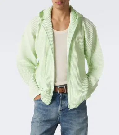 Homme Plissé Issey Miyake Homme Plissé Issey iyake onthly Colors: July zip-up hoodie | Thumbnail 2 Homme Plissé Issey Miyake Homme Plissé Issey iyake onthly Colors: July zip-up hoodie | Thumbnail 2