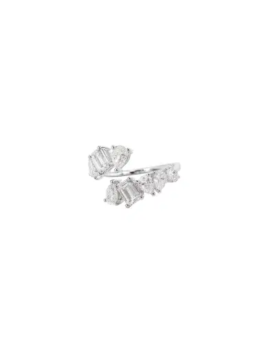 Wish Fine Jewelry 1.64ct Diamond 18K Gold Multi Shape Bypass Ring | Thumbnail 2 Wish Fine Jewelry 1.64ct Diamond 18K Gold Multi Shape Bypass Ring | Thumbnail 2
