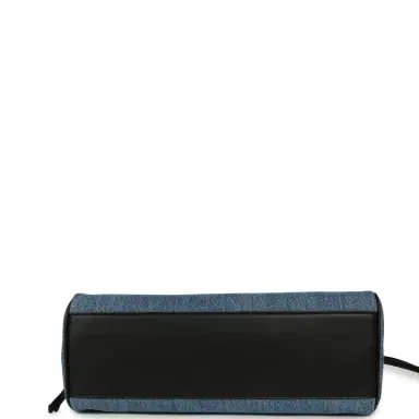 Chanel Chanel Large "Urban Essential" East West Shopping Tote Blue Denim, Black Caviar Gold Hardware | Thumbnail 6 Chanel Chanel Large "Urban Essential" East West Shopping Tote Blue Denim, Black Caviar Gold Hardware | Thumbnail 6