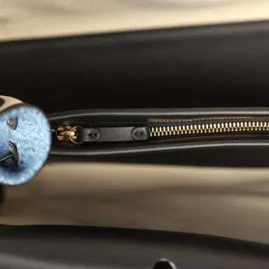 Chanel Chanel Large "Urban Essential" East West Shopping Tote Blue Denim, Black Caviar Gold Hardware | Thumbnail 8 Chanel Chanel Large "Urban Essential" East West Shopping Tote Blue Denim, Black Caviar Gold Hardware | Thumbnail 8