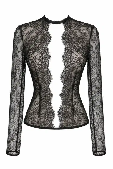 LaQuan Smith Deep V Neck Open Back Top | Thumbnail 1 LaQuan Smith Deep V Neck Open Back Top | Thumbnail 1