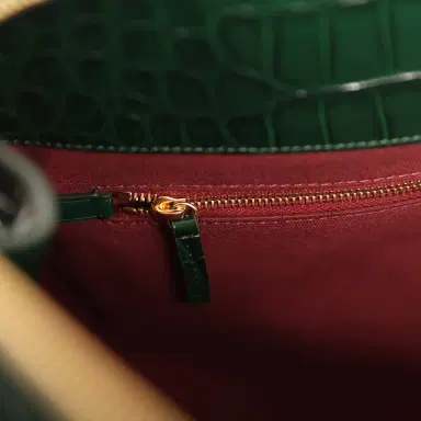 Chanel Chanel XXL "It Girl" Shopping Tote Dark Green Croc Embossed Calfskin Gold Hardware | Thumbnail 13 Chanel Chanel XXL "It Girl" Shopping Tote Dark Green Croc Embossed Calfskin Gold Hardware | Thumbnail 13