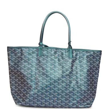 goyard Goyard Goyardine Pearly Blue Saint Louis PM Tote Bag Palladium Hardware | Thumbnail 4 goyard Goyard Goyardine Pearly Blue Saint Louis PM Tote Bag Palladium Hardware | Thumbnail 4