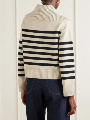 Altuzarra Rainger Striped Wool-blend Cardigan | Thumbnail 3 Altuzarra Rainger Striped Wool-blend Cardigan | Thumbnail 3
