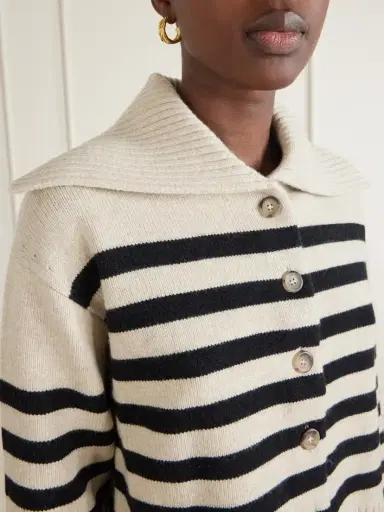Altuzarra Rainger Striped Wool-blend Cardigan | Thumbnail 4 Altuzarra Rainger Striped Wool-blend Cardigan | Thumbnail 4