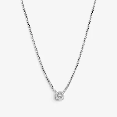 JAI JAI Sterling Silver Diamond & White Topaz Pendant Necklace by The Solist | Thumbnail 4 JAI JAI Sterling Silver Diamond & White Topaz Pendant Necklace by The Solist | Thumbnail 4