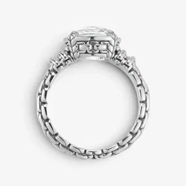 JAI JAI Sterling Silver Diamond & White Topaz Ring JJH6007R-WTDI - by The Solist | Thumbnail 2 JAI JAI Sterling Silver Diamond & White Topaz Ring JJH6007R-WTDI - by The Solist | Thumbnail 2