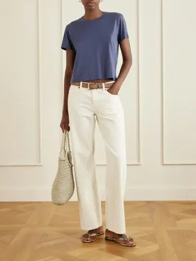 ÉTERNE Cotton And Modal-blend Jersey T-shirt | Thumbnail 2 ÉTERNE Cotton And Modal-blend Jersey T-shirt | Thumbnail 2