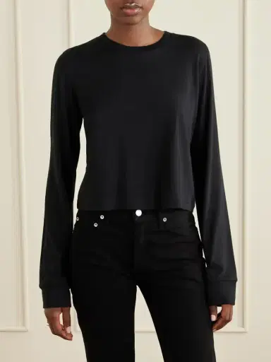 ÉTERNE Cotton And Modal-blend Jersey T-shirt | Thumbnail 3 ÉTERNE Cotton And Modal-blend Jersey T-shirt | Thumbnail 3
