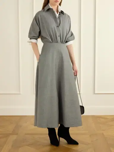 Altuzarra Eleanor Wool-blend Midi Dress | Thumbnail 2 Altuzarra Eleanor Wool-blend Midi Dress | Thumbnail 2