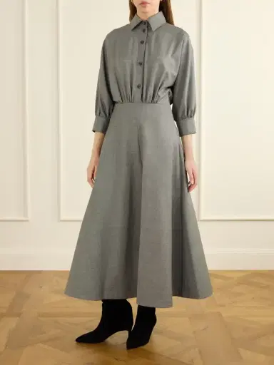 Altuzarra Eleanor Wool-blend Midi Dress | Thumbnail 3 Altuzarra Eleanor Wool-blend Midi Dress | Thumbnail 3