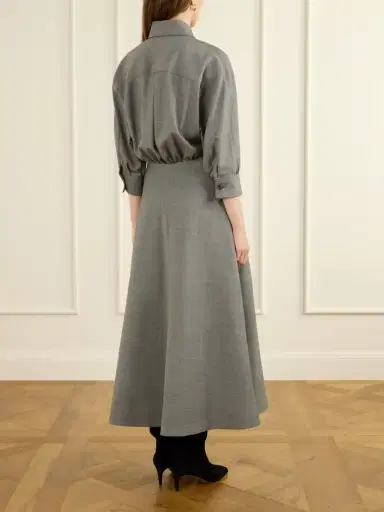 Altuzarra Eleanor Wool-blend Midi Dress | Thumbnail 4 Altuzarra Eleanor Wool-blend Midi Dress | Thumbnail 4