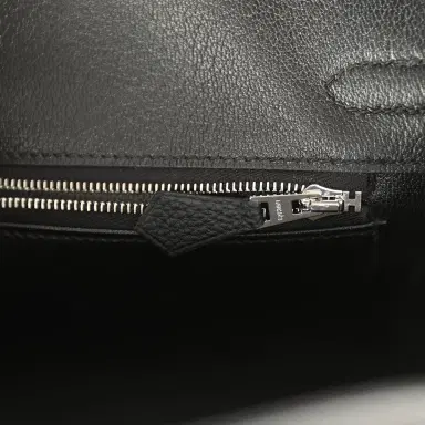 HERMÈS Hermes Birkin 25 Black Togo Palladium Hardware | Thumbnail 9 HERMÈS Hermes Birkin 25 Black Togo Palladium Hardware | Thumbnail 9