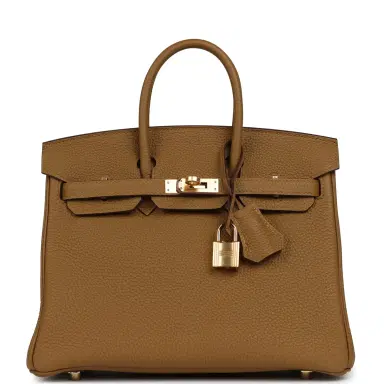 HERMÈS Hermes Birkin 25 Bronze D'ore Togo Gold Hardware | Thumbnail 1 HERMÈS Hermes Birkin 25 Bronze D'ore Togo Gold Hardware | Thumbnail 1