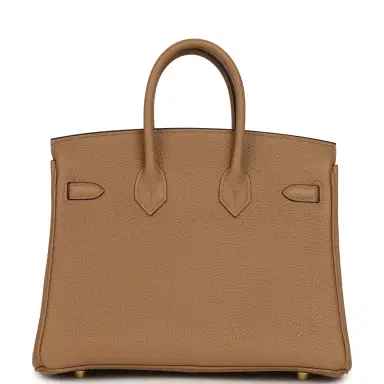 HERMÈS Hermes Birkin 25 Chai Togo Gold Hardware | Thumbnail 4 HERMÈS Hermes Birkin 25 Chai Togo Gold Hardware | Thumbnail 4