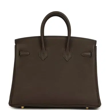 HERMÈS Hermes Birkin 25 Ecorce Togo Gold Hardware | Thumbnail 4 HERMÈS Hermes Birkin 25 Ecorce Togo Gold Hardware | Thumbnail 4