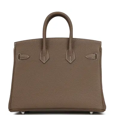 HERMÈS Hermes Birkin 25 Etoupe Togo Palladium Hardware | Thumbnail 4 HERMÈS Hermes Birkin 25 Etoupe Togo Palladium Hardware | Thumbnail 4