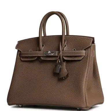 HERMÈS Hermes Birkin 25 Etoupe Togo Palladium Hardware | Thumbnail 5 HERMÈS Hermes Birkin 25 Etoupe Togo Palladium Hardware | Thumbnail 5
