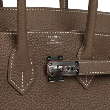 HERMÈS Hermes Birkin 25 Etoupe Togo Palladium Hardware | Thumbnail 7 HERMÈS Hermes Birkin 25 Etoupe Togo Palladium Hardware | Thumbnail 7
