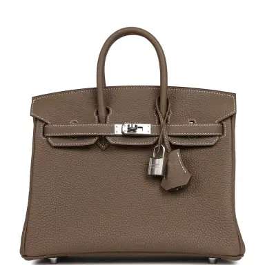 HERMÈS Hermes Birkin 25 Etoupe Togo Palladium Hardware | Thumbnail 1 HERMÈS Hermes Birkin 25 Etoupe Togo Palladium Hardware | Thumbnail 1