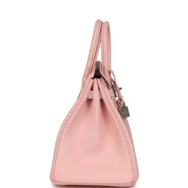 HERMÈS Hermes Birkin 25 Rose Sakura Swift Palladium Hardware | Thumbnail 3 HERMÈS Hermes Birkin 25 Rose Sakura Swift Palladium Hardware | Thumbnail 3