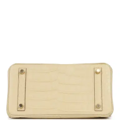 HERMÈS Hermes Birkin 25 Vanille Matte Alligator Gold Hardware | Thumbnail 6 HERMÈS Hermes Birkin 25 Vanille Matte Alligator Gold Hardware | Thumbnail 6