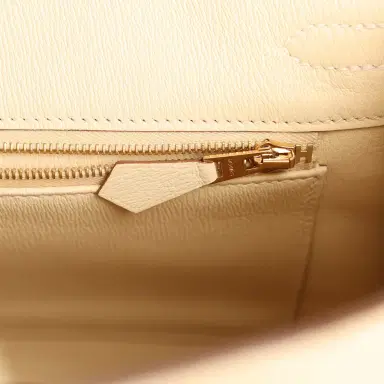 HERMÈS Hermes Birkin 25 Vanille Matte Alligator Gold Hardware | Thumbnail 8 HERMÈS Hermes Birkin 25 Vanille Matte Alligator Gold Hardware | Thumbnail 8
