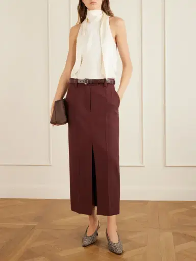 Brunello Cucinelli Suede Cosmetic Case | Thumbnail 3 Brunello Cucinelli Suede Cosmetic Case | Thumbnail 3