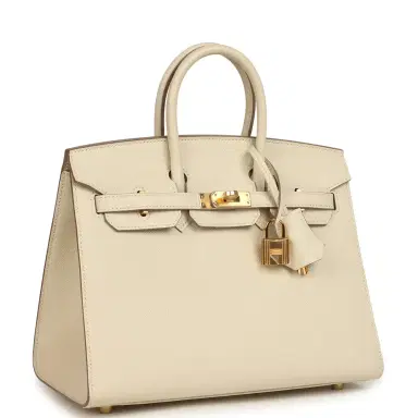 HERMÈS Hermes Birkin Sellier 25 Craie Epsom Gold Hardware | Thumbnail 2 HERMÈS Hermes Birkin Sellier 25 Craie Epsom Gold Hardware | Thumbnail 2