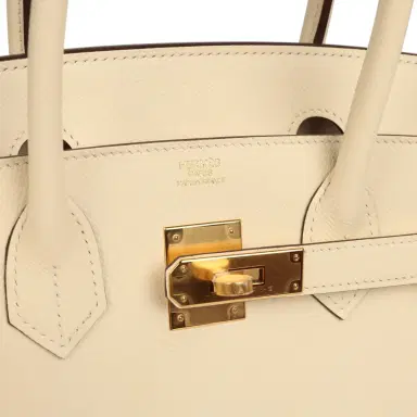 HERMÈS Hermes Birkin Sellier 30 Nata Epsom Gold Hardware | Thumbnail 7 HERMÈS Hermes Birkin Sellier 30 Nata Epsom Gold Hardware | Thumbnail 7