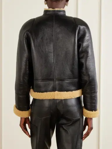 Altuzarra Kenny Shearling-trimmed Leather Coat | Thumbnail 4 Altuzarra Kenny Shearling-trimmed Leather Coat | Thumbnail 4