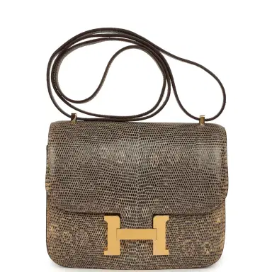 HERMÈS Hermes Constance 18 Ombre Shiny Varanus Salvator Lizard Gold Hardware | Thumbnail 1 HERMÈS Hermes Constance 18 Ombre Shiny Varanus Salvator Lizard Gold Hardware | Thumbnail 1