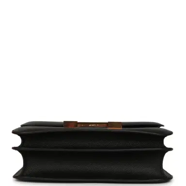 HERMÈS Hermes Constance 24 Black Epsom Rose Gold Hardware | Thumbnail 6 HERMÈS Hermes Constance 24 Black Epsom Rose Gold Hardware | Thumbnail 6