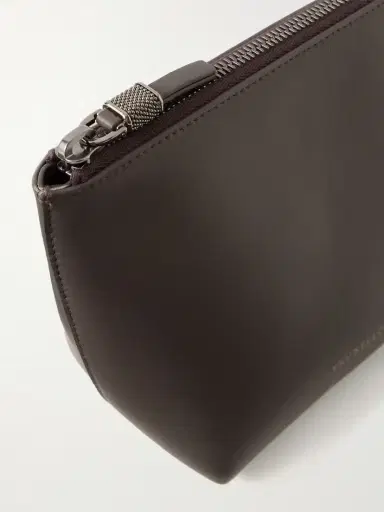Brunello Cucinelli Bead-embellished Leather Cosmetic Case | Thumbnail 5 Brunello Cucinelli Bead-embellished Leather Cosmetic Case | Thumbnail 5