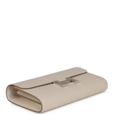 HERMÈS Hermes Constance Wallet To Go Craie Epsom Palladium Hardware | Thumbnail 3 HERMÈS Hermes Constance Wallet To Go Craie Epsom Palladium Hardware | Thumbnail 3