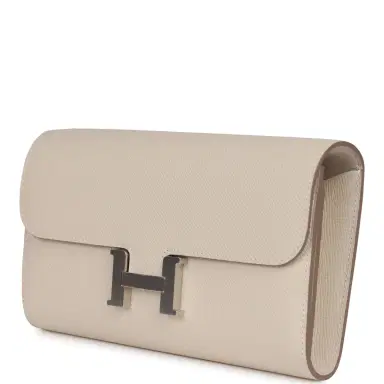 HERMÈS Hermes Constance Wallet To Go Craie Epsom Palladium Hardware | Thumbnail 6 HERMÈS Hermes Constance Wallet To Go Craie Epsom Palladium Hardware | Thumbnail 6