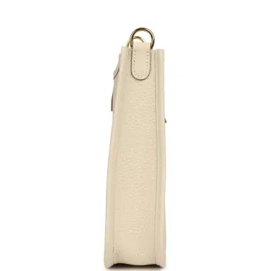 HERMÈS Hermes Evelyne TPM Craie Clemence Gold Hardware | Thumbnail 3 HERMÈS Hermes Evelyne TPM Craie Clemence Gold Hardware | Thumbnail 3