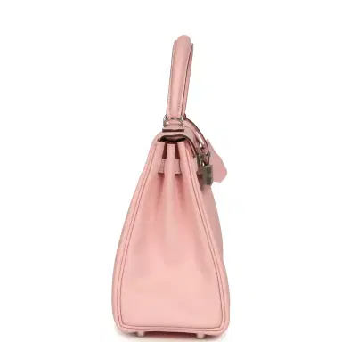 HERMÈS Hermes Kelly Retourne 25 Rose Sakura Swift Palladium Hardware | Thumbnail 3 HERMÈS Hermes Kelly Retourne 25 Rose Sakura Swift Palladium Hardware | Thumbnail 3