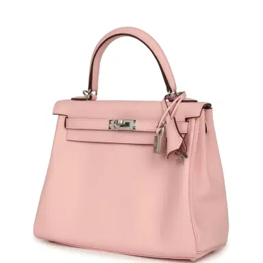 HERMÈS Hermes Kelly Retourne 25 Rose Sakura Swift Palladium Hardware | Thumbnail 5 HERMÈS Hermes Kelly Retourne 25 Rose Sakura Swift Palladium Hardware | Thumbnail 5