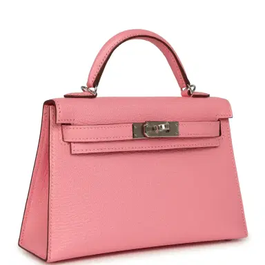 HERMÈS Hermes Kelly Sellier 20 Rose Confetti Verso Chevre Mysore Palladium Hardware | Thumbnail 2 HERMÈS Hermes Kelly Sellier 20 Rose Confetti Verso Chevre Mysore Palladium Hardware | Thumbnail 2
