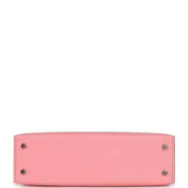 HERMÈS Hermes Kelly Sellier 20 Rose Confetti Verso Chevre Mysore Palladium Hardware | Thumbnail 6 HERMÈS Hermes Kelly Sellier 20 Rose Confetti Verso Chevre Mysore Palladium Hardware | Thumbnail 6