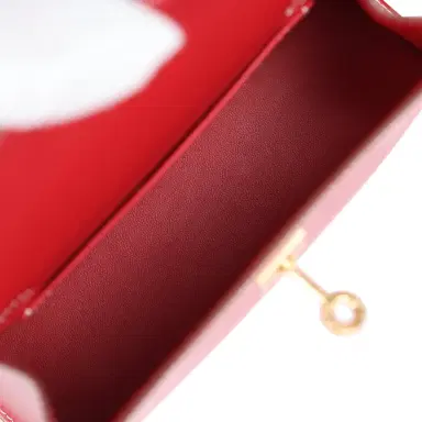 HERMÈS Hermes Kelly Sellier 20 Rouge Piment Box Gold Hardware | Thumbnail 8 HERMÈS Hermes Kelly Sellier 20 Rouge Piment Box Gold Hardware | Thumbnail 8