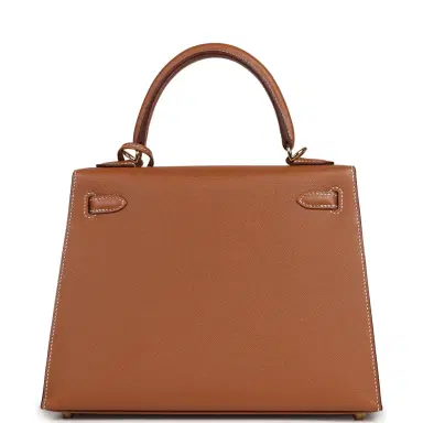 HERMÈS Hermes Kelly Sellier 25 Gold Madame Gold Hardware | Thumbnail 4 HERMÈS Hermes Kelly Sellier 25 Gold Madame Gold Hardware | Thumbnail 4