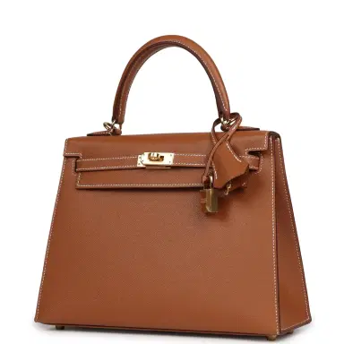 HERMÈS Hermes Kelly Sellier 25 Gold Madame Gold Hardware | Thumbnail 5 HERMÈS Hermes Kelly Sellier 25 Gold Madame Gold Hardware | Thumbnail 5