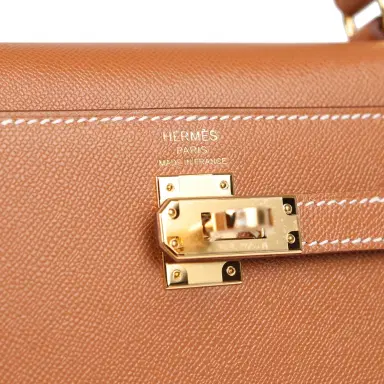 HERMÈS Hermes Kelly Sellier 25 Gold Madame Gold Hardware | Thumbnail 7 HERMÈS Hermes Kelly Sellier 25 Gold Madame Gold Hardware | Thumbnail 7
